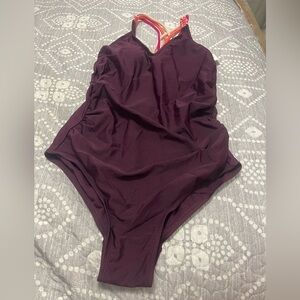 Women's Purple One Piece Swimsuit
